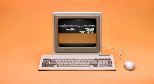 Oregon Trail Microsoft ad